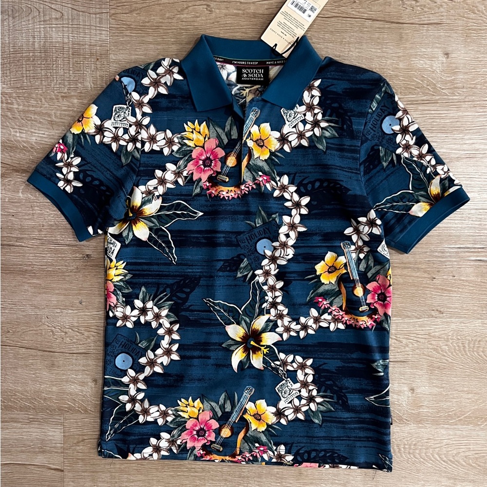SCOTCH & SODA Polo Shirt - Blue